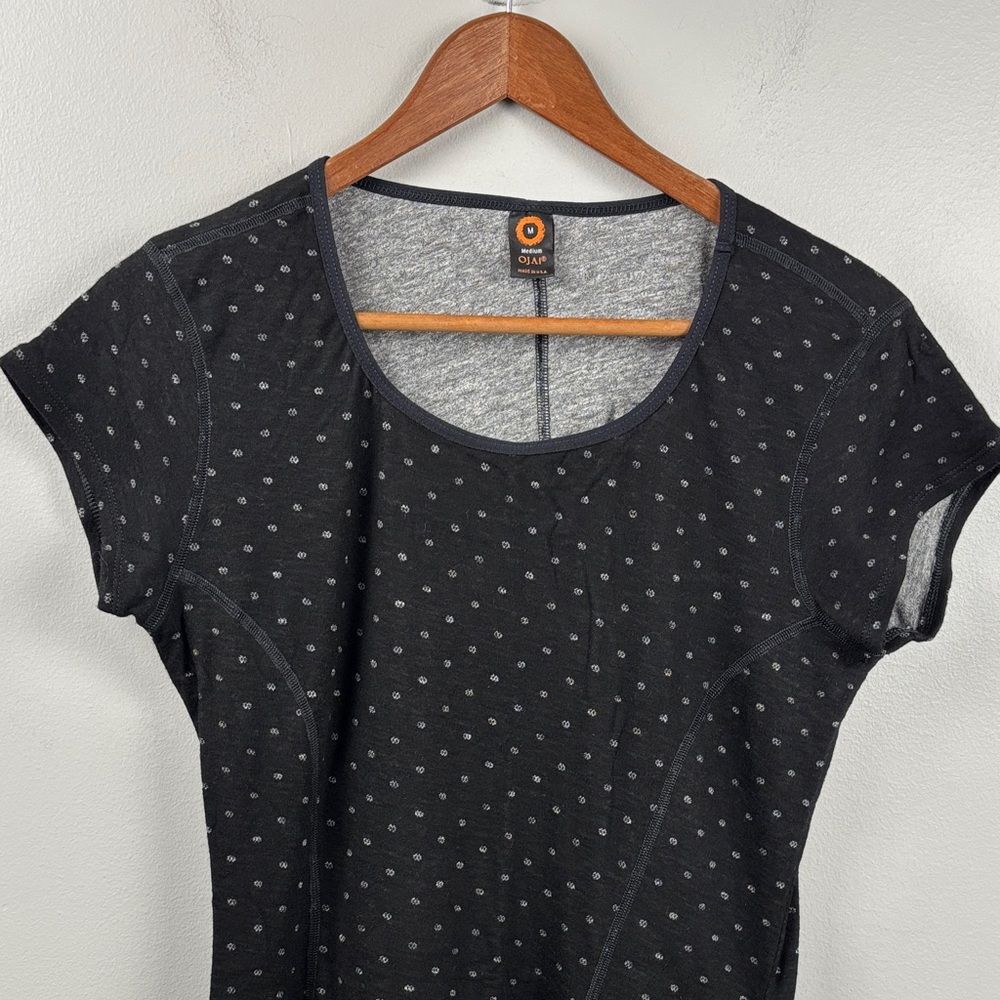 Ojai Charcoal dress with Light Gray specks size Medium summer dress casual